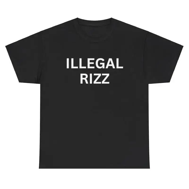 Illegal Rizz T Shirt Funny Oddly Specific Out Of Pocket Cursed Gag Gift Tee