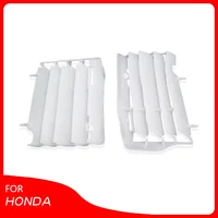 Para HONDA CRF250R 15-17 radiador de motocicleta guía de aire protector radiador LouversCRF450R 2015-2016 Deflector de viento de refrigeración de plástico