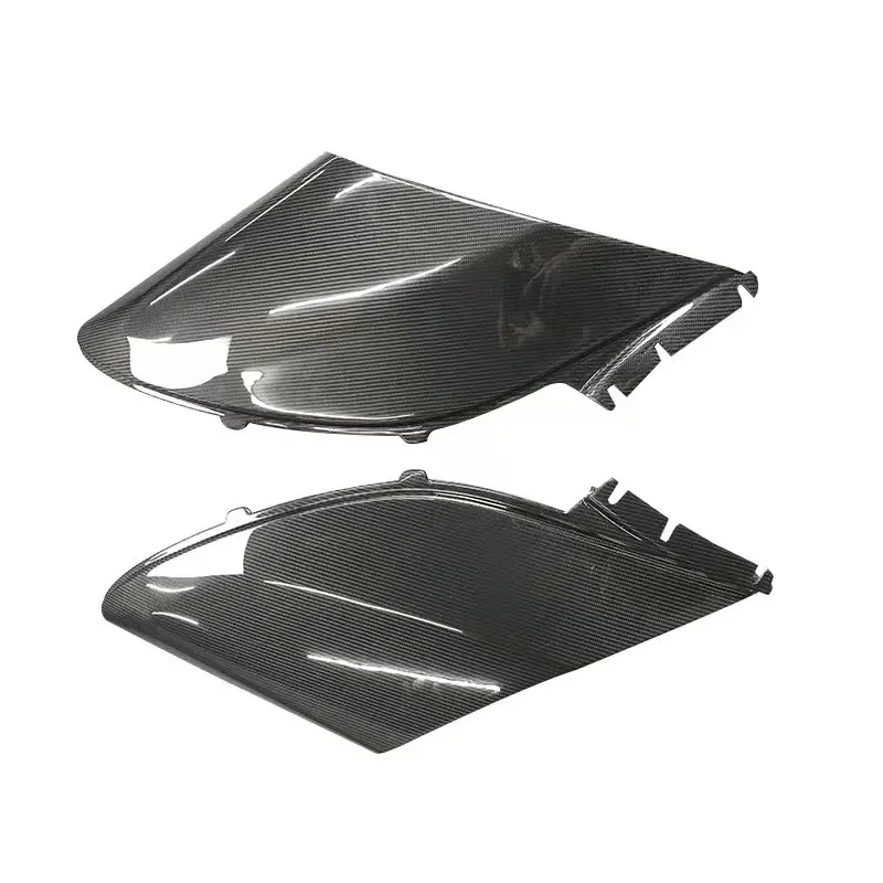 Upgrade 675LT Style Dry Carbon Fiber Car Vent Doors Air Inlet Trims for McLaren MP4- 650S
