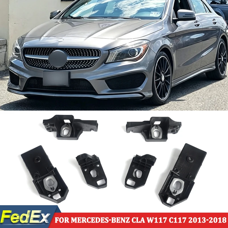 Car Wash Maintenance For Mercedes CLA Class W117 Headlight Bracket Repair Kit C117 2014 2015 2016 Head Light Repair Tool Kits