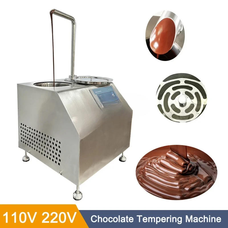 110V 220V Automatic Chocolate Machinery Small Chocolate Tempering Machine for Sale Chocolate Dispenser