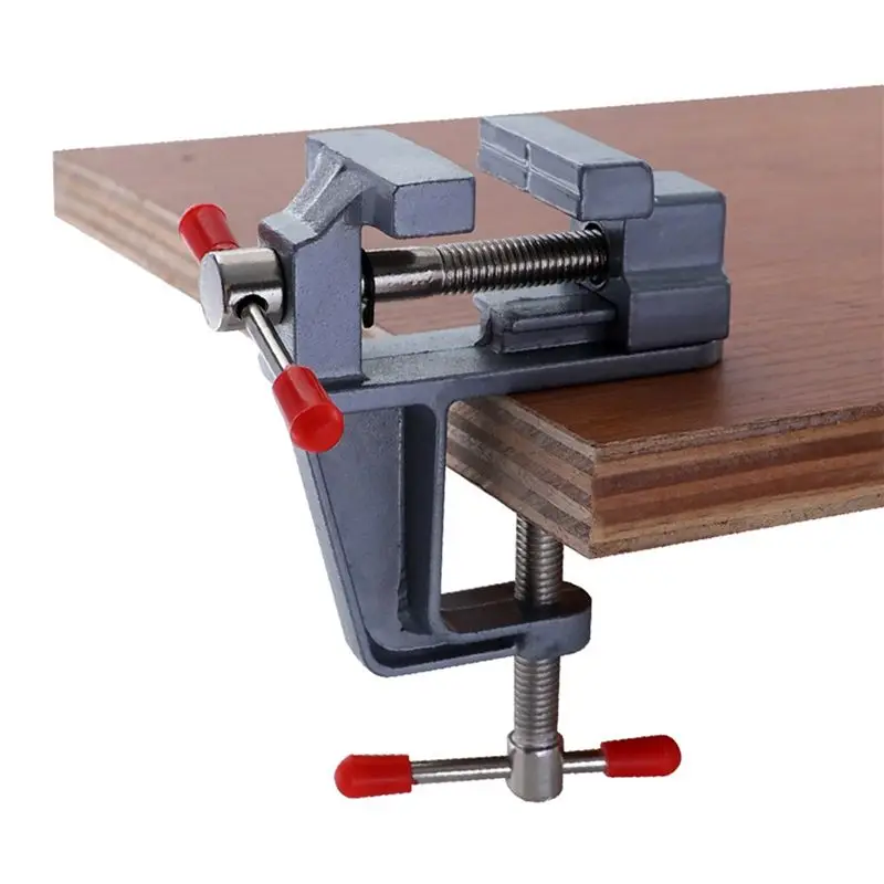 Limited Stock-FF 4X Portable Mini Table Vise Clamp Small Vice For Small Work Hobby Jewelry Diy Craft Repair Tool Work Table Vise