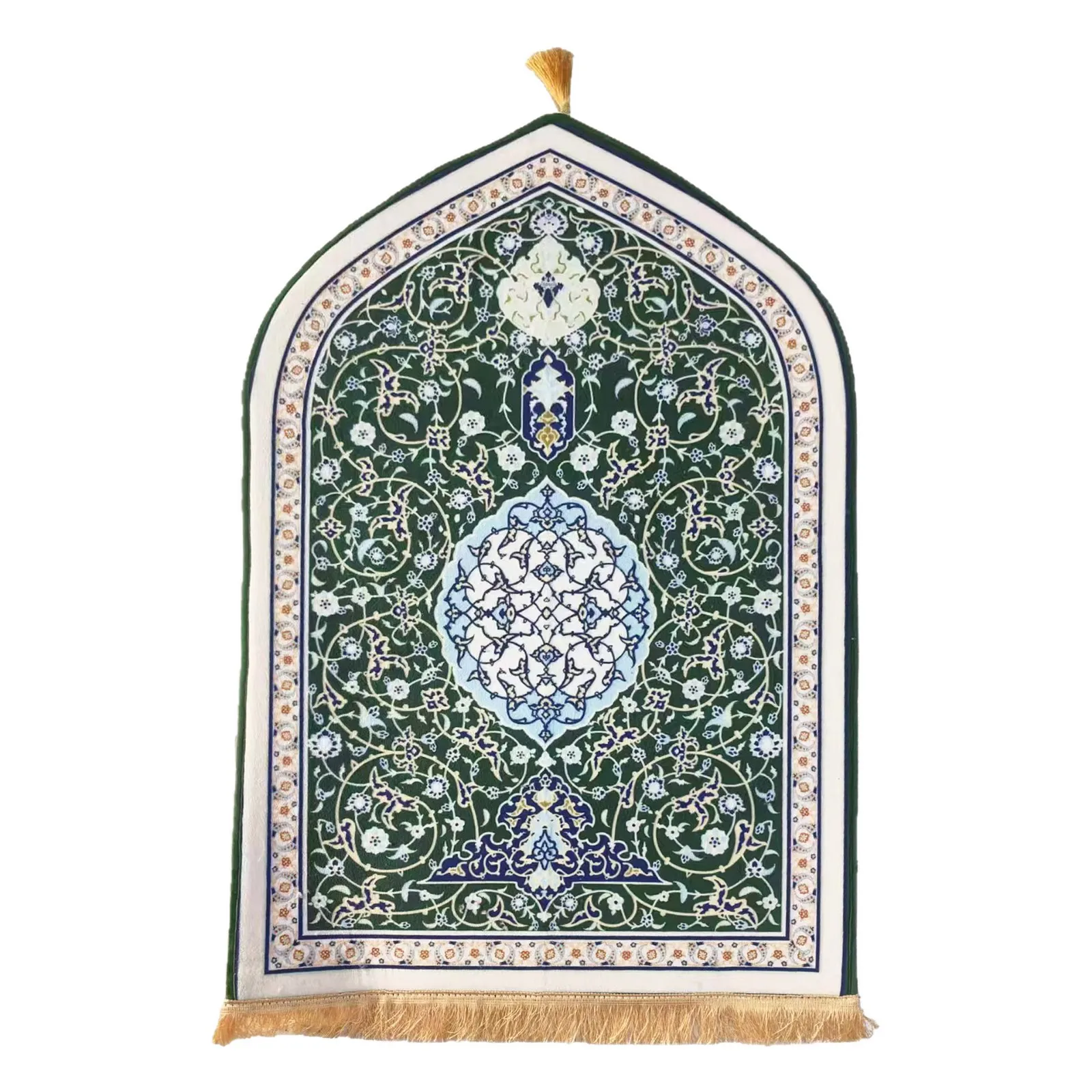YJQ Carpet Living Room Prayer Thickened Prayer Flannel Floor Mat Special Shaped Announcement Printing Thick Mat