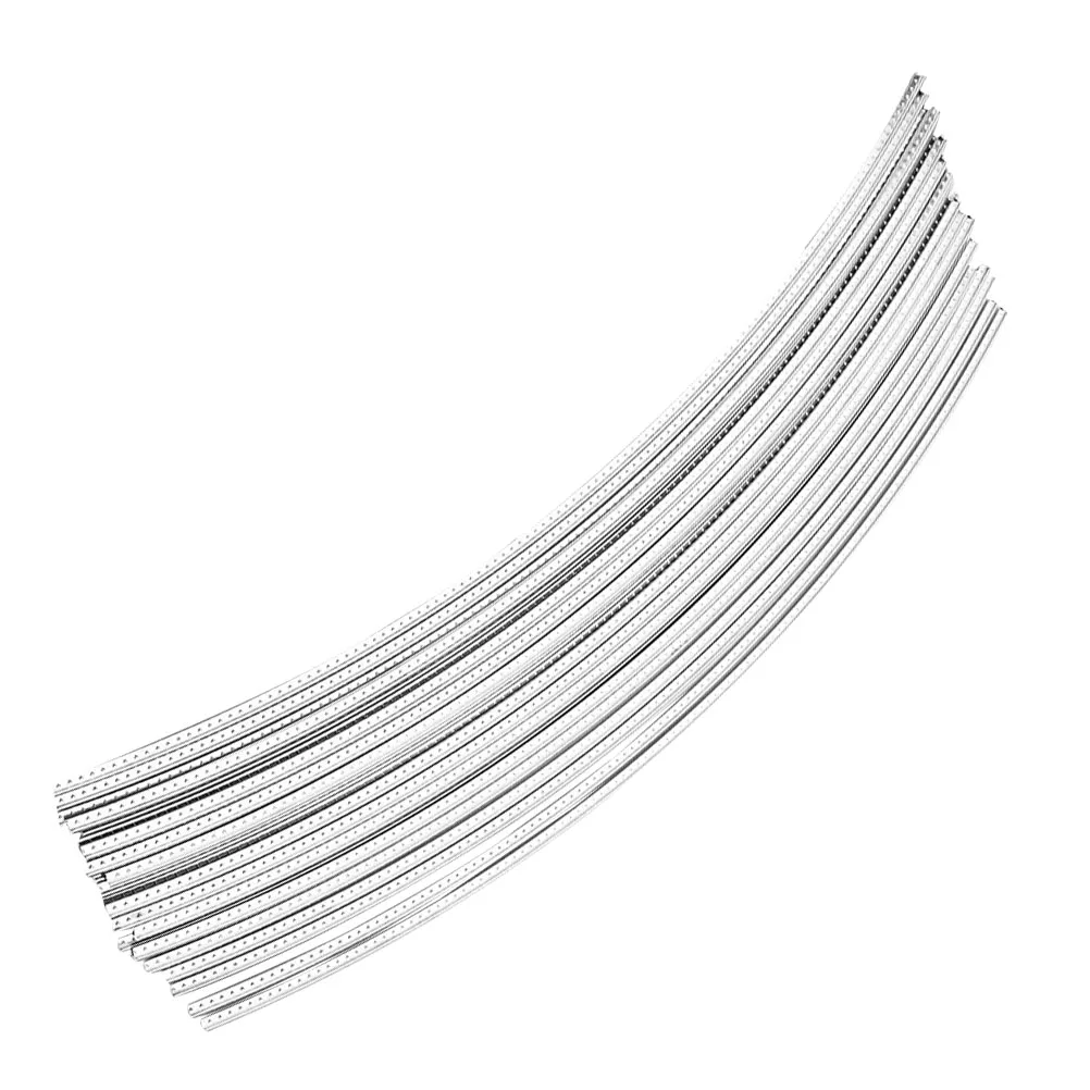 

20 Pcs Curve Silk Metal Fret Wire Electric Guitar Supplies Classical Fingerboard Replacement Parts Durable Sound Quality