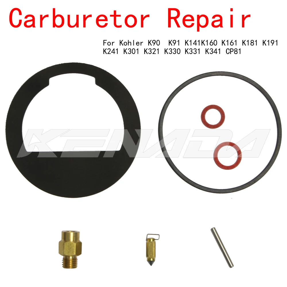 

Carburetor Repair Kits For Kohler K90 K91 K141K160 K161 K181 K191 K241 K301 K321 K330 K331 K341 CP81