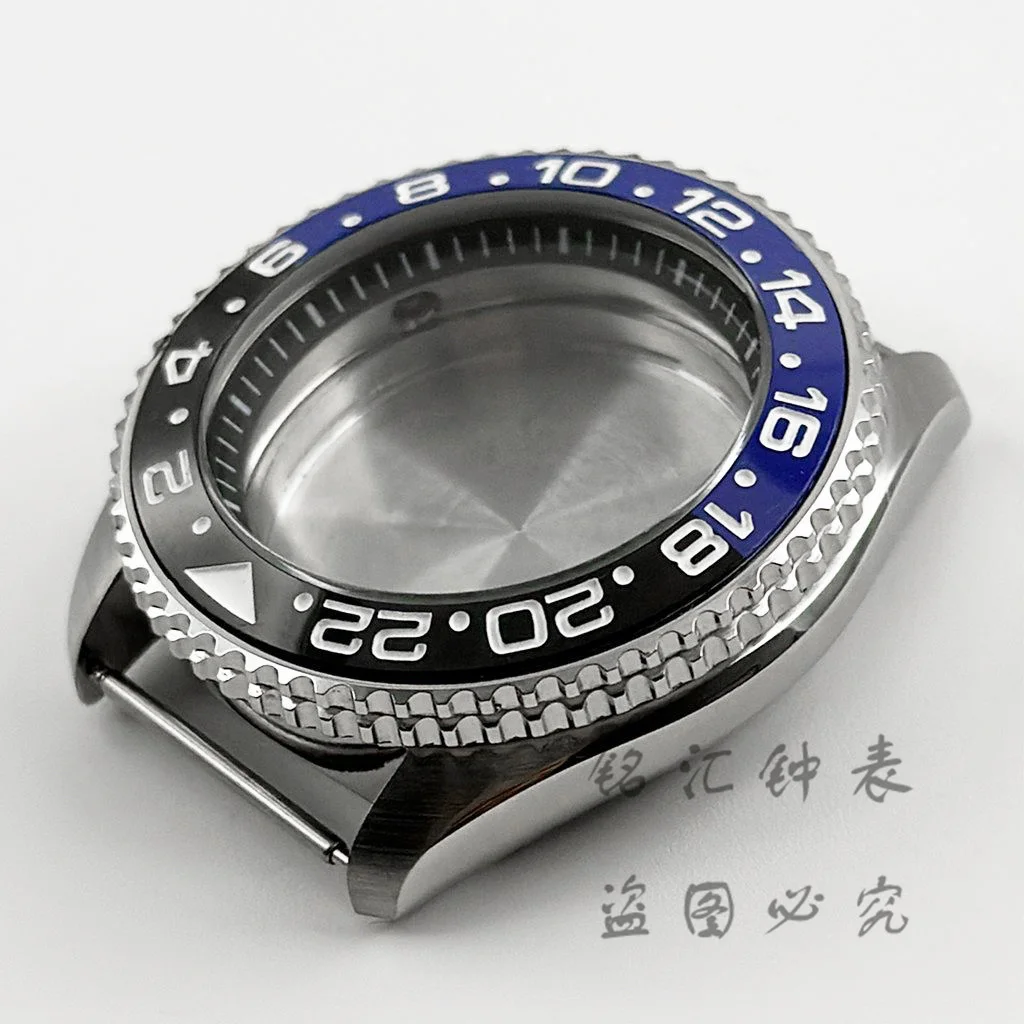 42MM Black Ring 007 009 Watch Case With High Quality Sloping Bezel For NH34 NH35 NH36 NH38 NH70 NH72 Movement