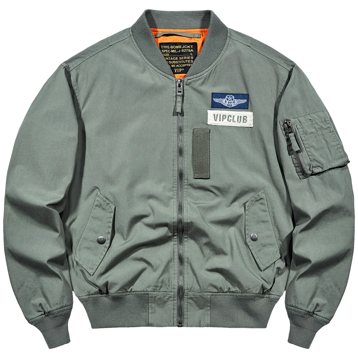 

VIP New MA Pilot Jaet Men's Pure Cotton Workwear Coat Spring Autumn American Retro Loose Baseball Sle Trendy Clothing