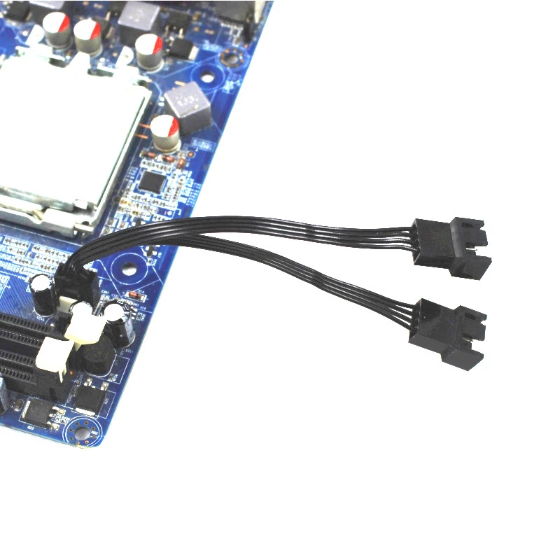 Fan Cooling Accessory 3 Pin 4Pin Y Splitter Cable Female to 2/3/4 Motherboard CPU PWM Fan Hub PC Case Extension Adapter Cable