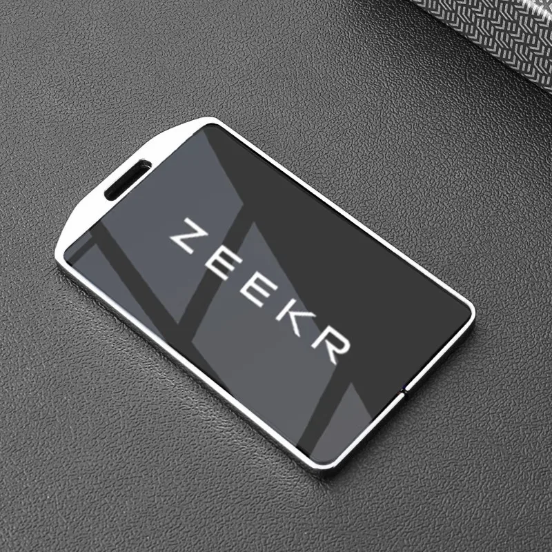 Autozubehör NFC-Karte Zinklegierung TPU Schlüsselhülle Etui Halter Kette für Zeekr 7X 009 007 001 Schlüsselschutz Innenraum-Styling – Detail 3