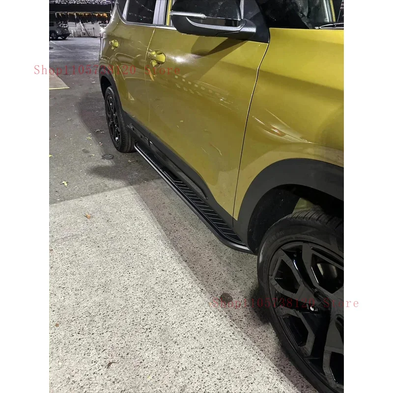 High Quality Aluminum Side Step Running Board X-Trail / - 0 LBS Load No Drilling Matte
