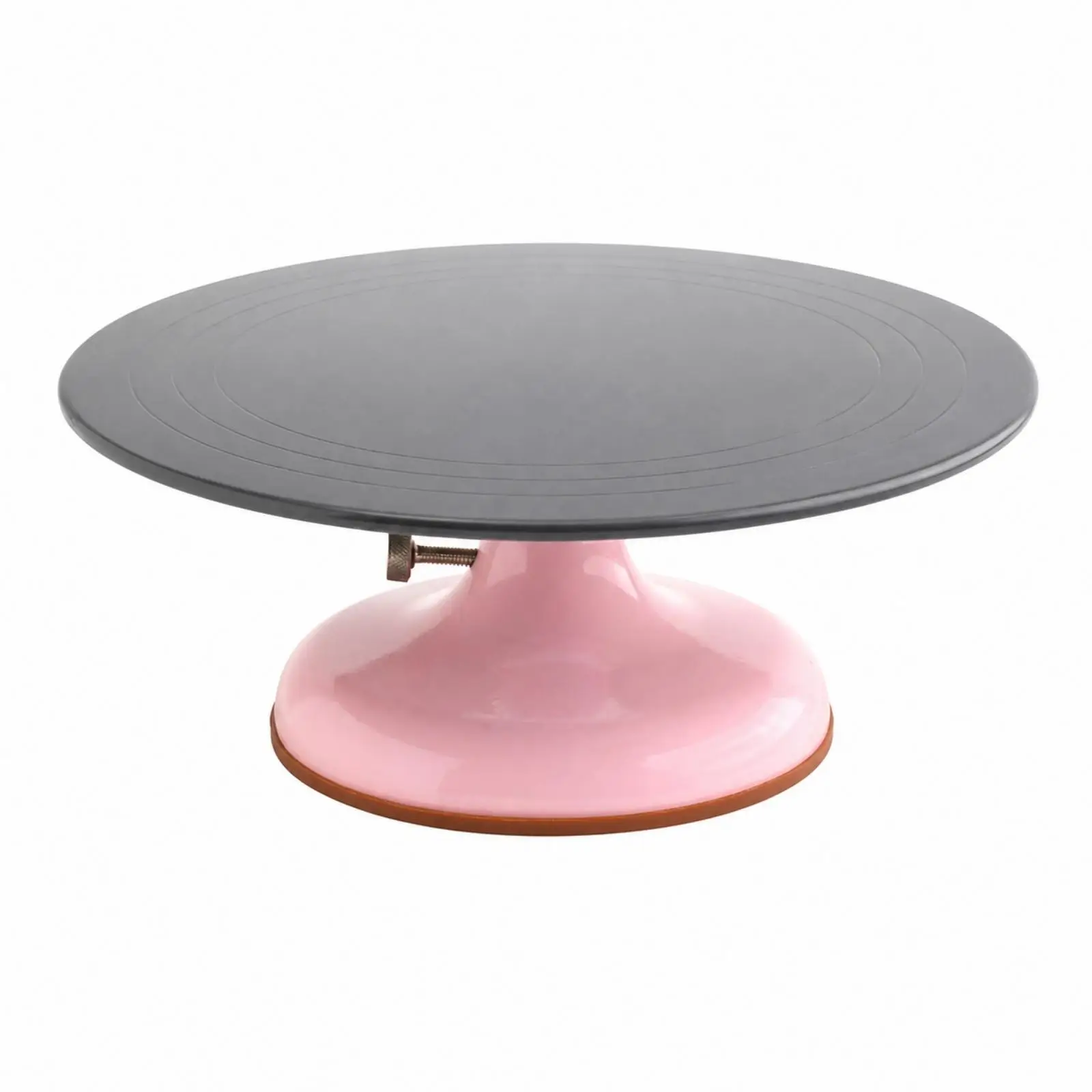 Cake Decorating Stand with Anodized Aluminum Surface for Even Finishes