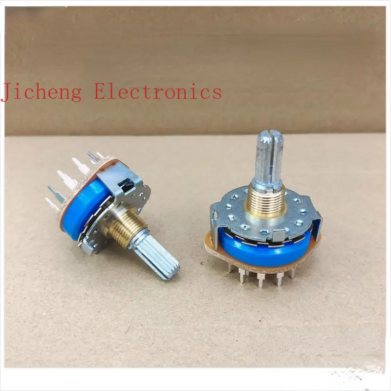 

10PCS Rotary Band Switch 4-pole 3-gear Power Amplifier Signal 20mm SRRM433700