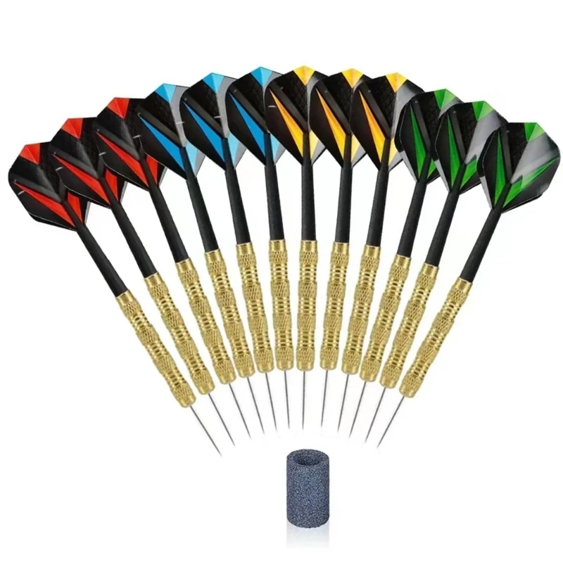 Profession Iron Barrels PET Flight Set of 12pcs 14g Steel Tip Professional Darts