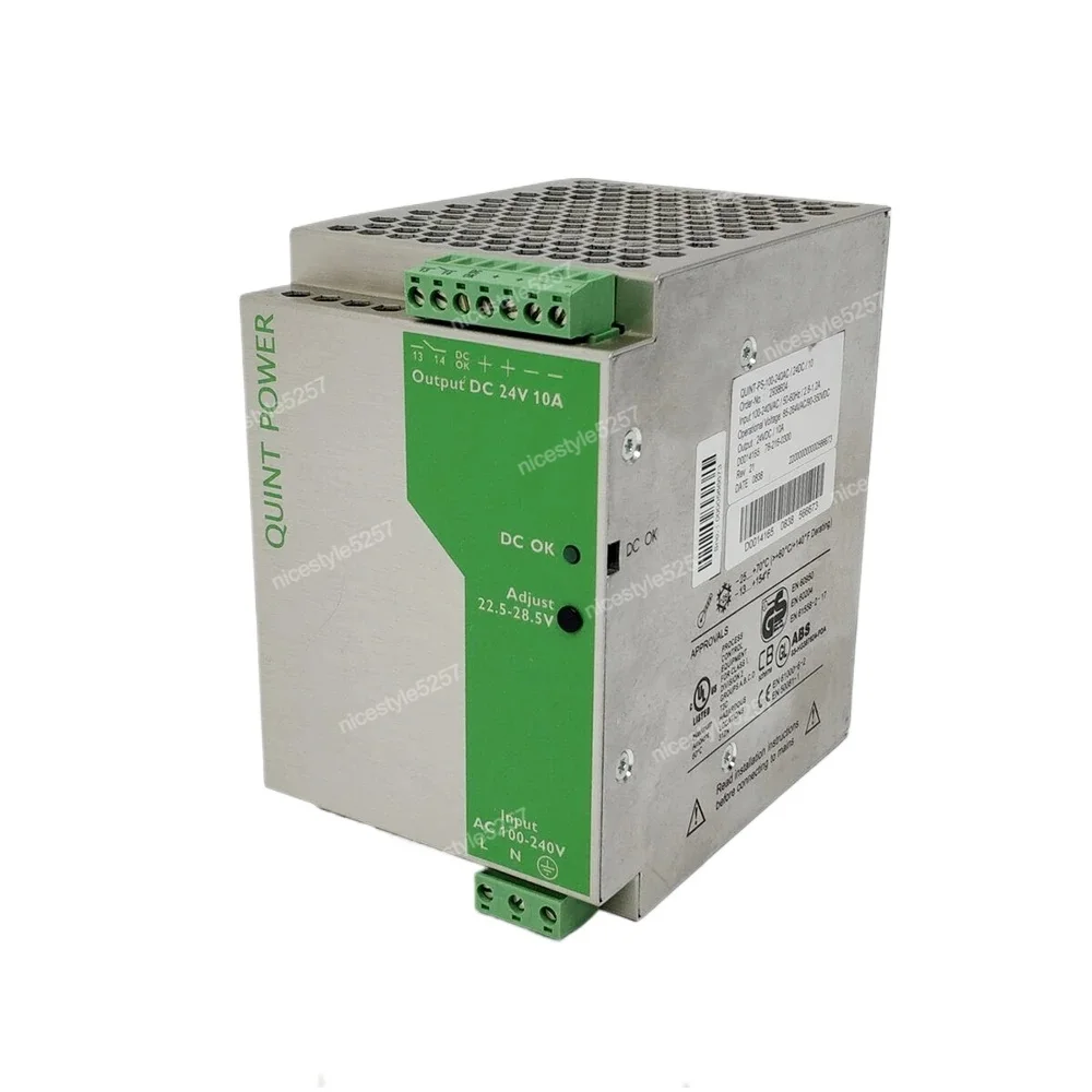 QUINT POWER 24VDC/10A Switching Power Supply 2938604 QUINT-PS-100-240AC/24DC/10