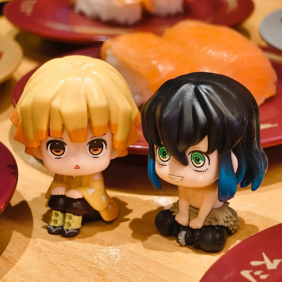 Heiße Anime-Figur Tanjirou Agatsuma Zenitsu Kyoujurou Anime-Modell Actionfigur PVC-Sammlerstück Spielzeug für Kinder Geschenk