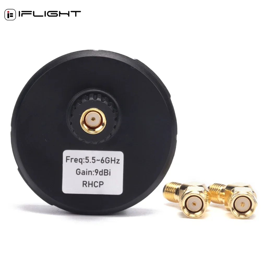 IFlight Pigeon 5.8Ghz 9dBi Gain Circular Polarization Directional FPV Patch Antenna LHCP/RHCP Connector For RC FPV Drone