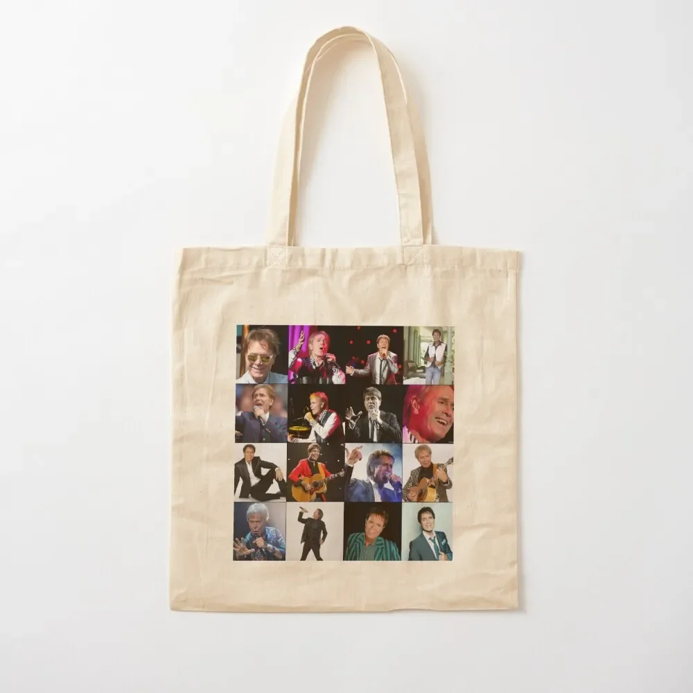 

Cliff Richard Photo Collage Tote Bag large tote bag Shopper Tote Bag