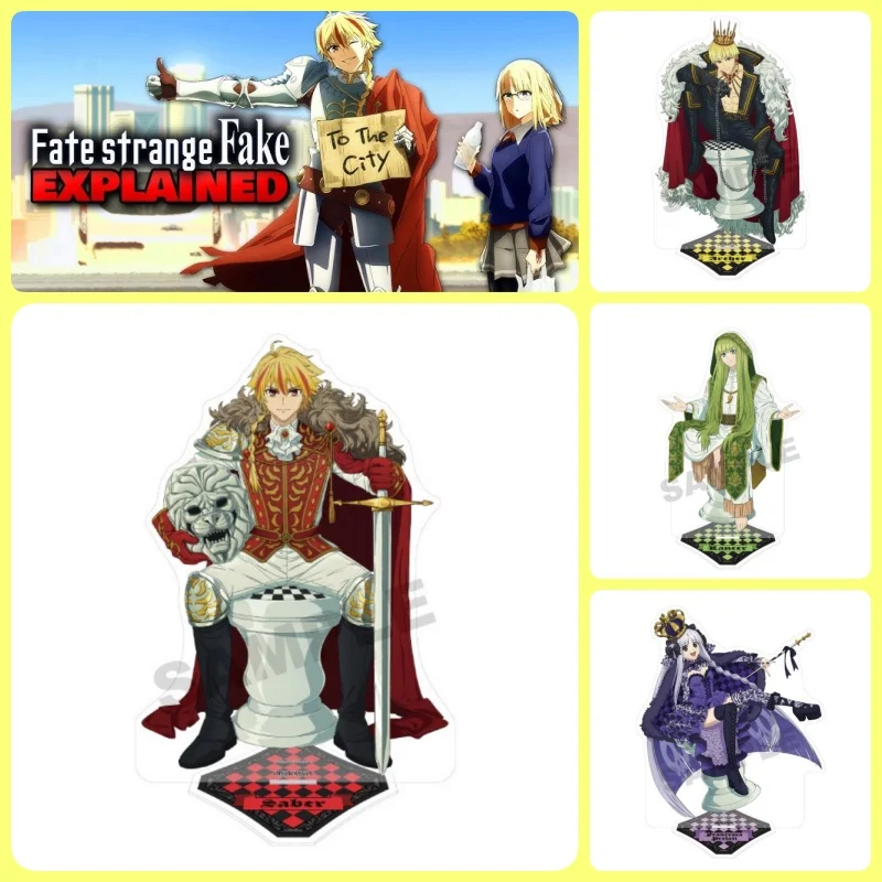 Fate/strange Fake Anime Saber Archer Lancer Francesca FGO Acrylic