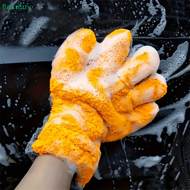 Car Body Interior Cleaning Towel Gloves