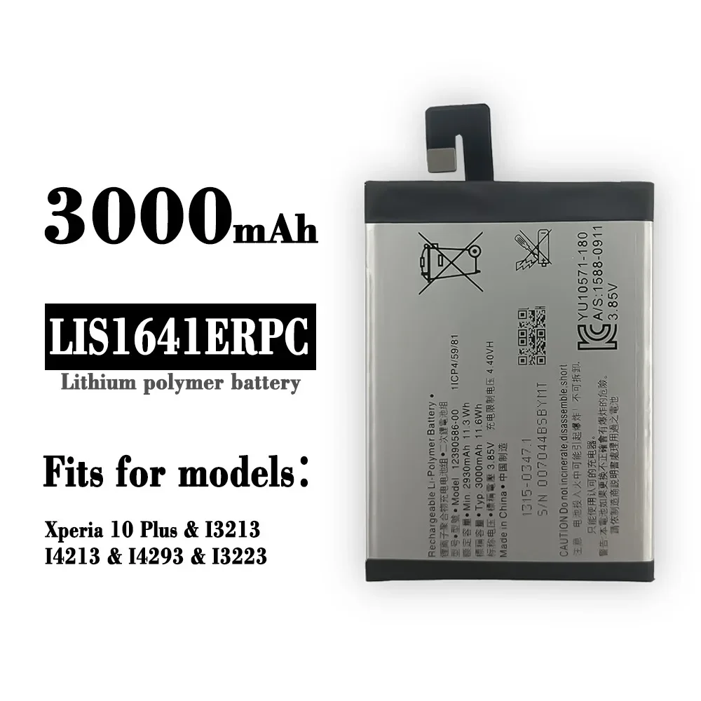 

Replacement Battery For SONY Xperia 10 Plus 12390586-00 Genuine Phone Battery 3000mAh High Quality Lithium Battery