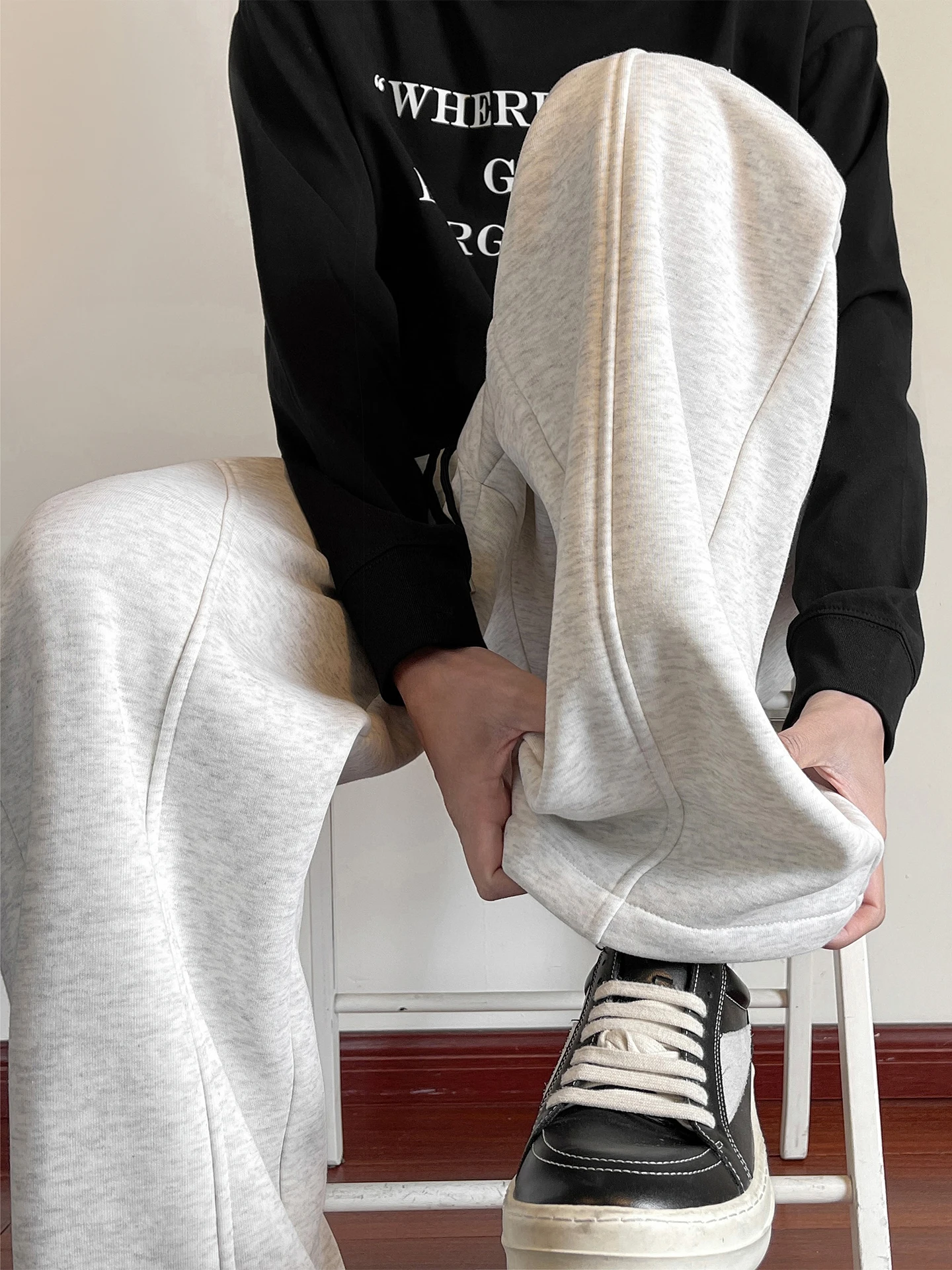 

Мужские повседневные брюки American Sle, весенне-осенние, новые, широкие, спортивные, модные, брендовые, удобные, из мягкого хлопка и полиэстера