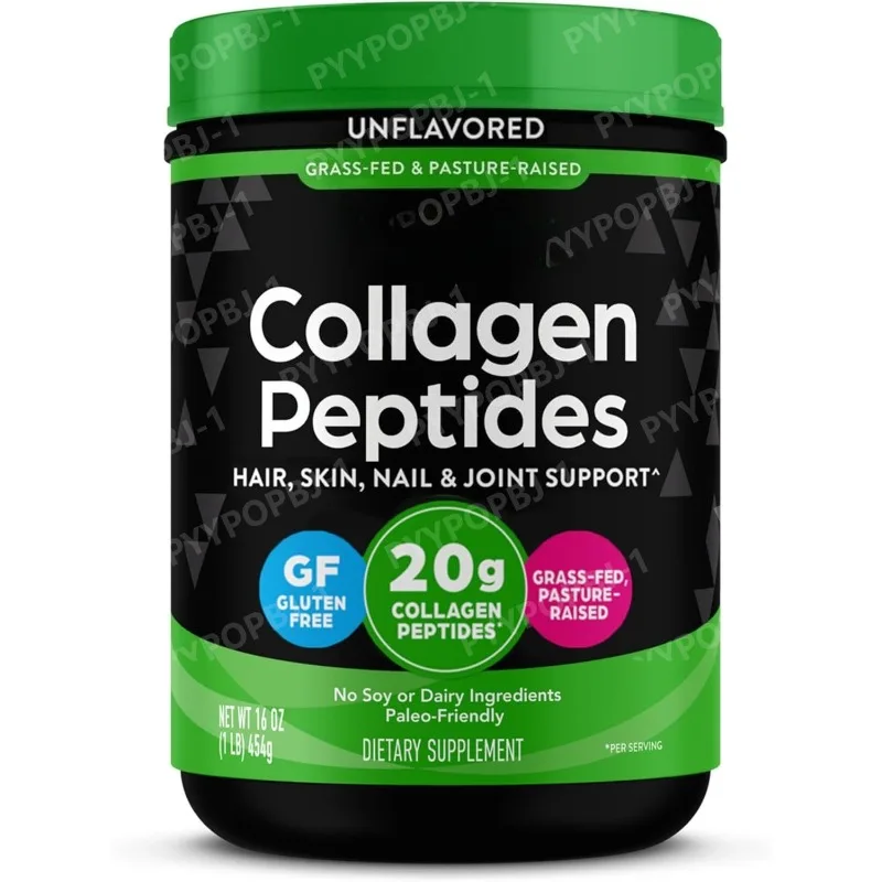 

Гидролизованный коллаген из травяного откорма, выращенный на пастбище, без глютена, без сои, без ГМО, тип I и III, 1 фунт