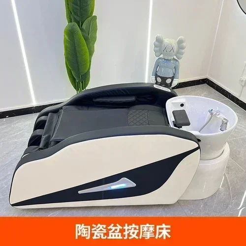 High-End Intelligent Massage Shampoo Bed Constant Temperature Water Circulation Automatic Multi-Function Head Therapy Bed