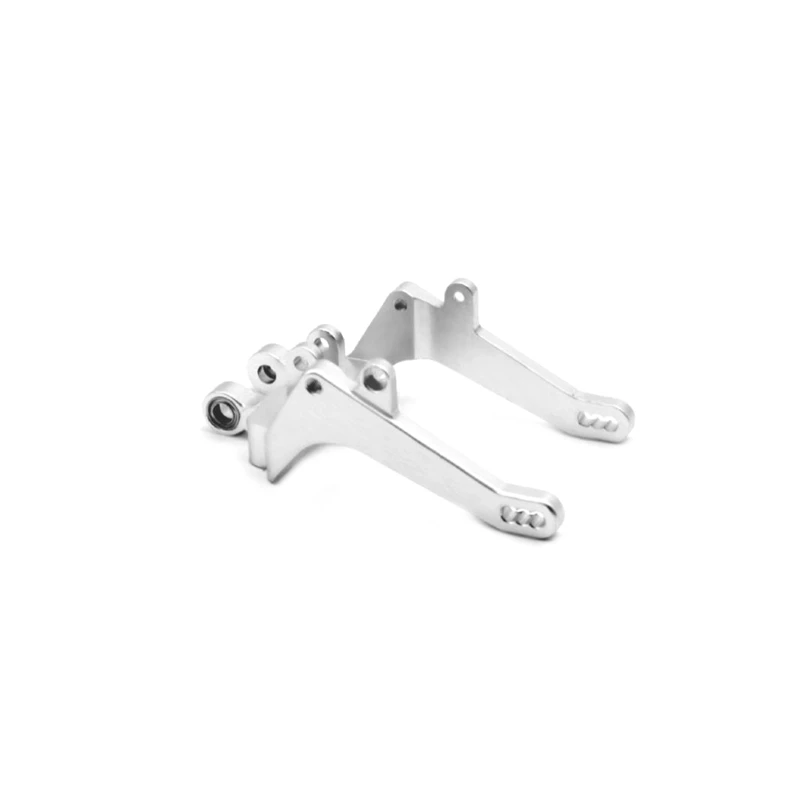 Culbuteur de fourche arrière en métal argenté spécial pour Kyosho NSR500 RC, accessoires de voiture jouet de moto télécommandée, 1/8, 1 PC