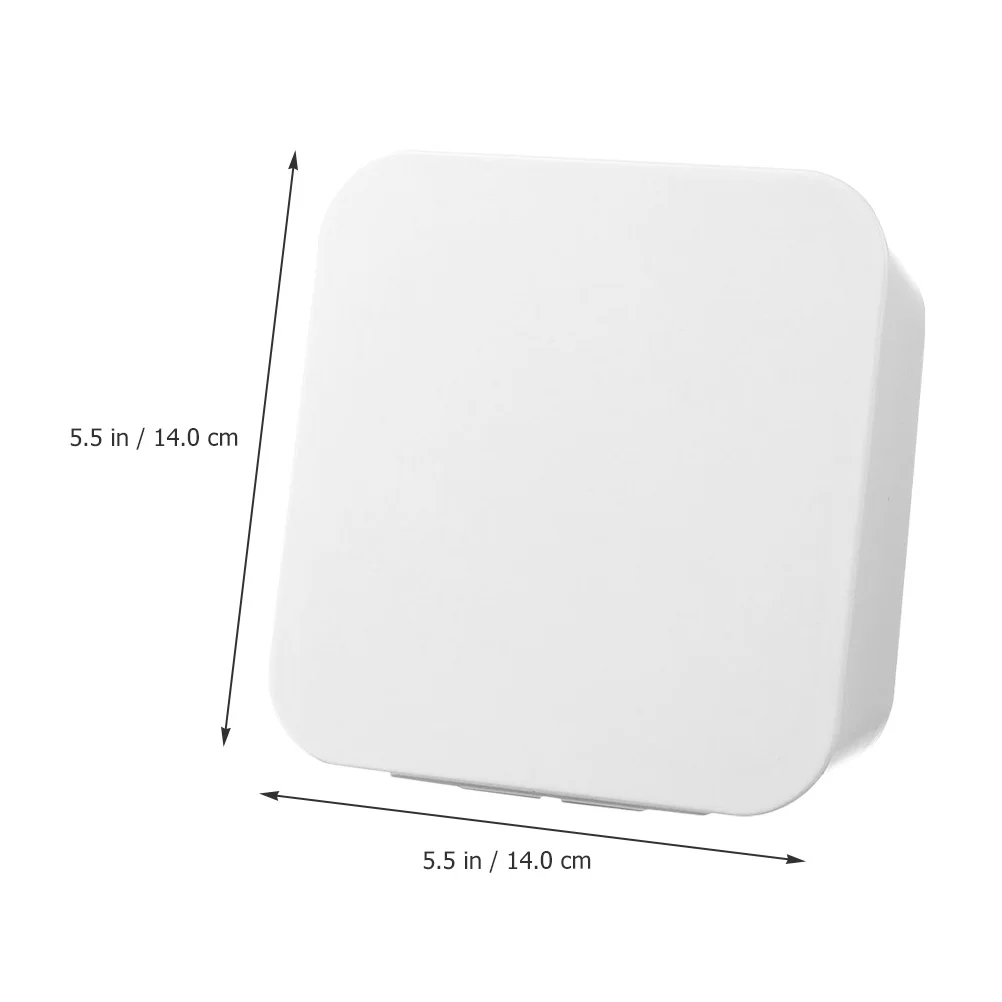 

Wall-Mounted Storage Box Household Multifunctional Cosmetics Organizer Clamshell Design No Drilling Needed Long-Lasting Plastic