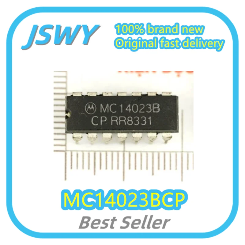 (10/50pcs) MC14023BCP MC14023 DIP-14 Logic Chip Brand New Genuine Electronics Genuine