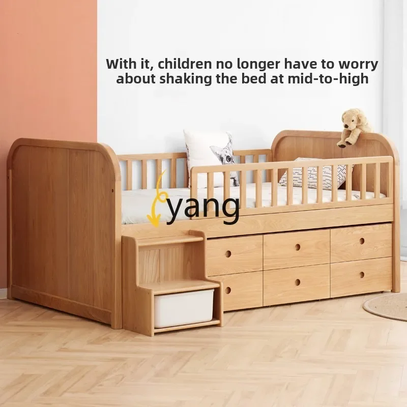 LH  solid wood footstool modern small step ladder storage bedside table washing footrest table