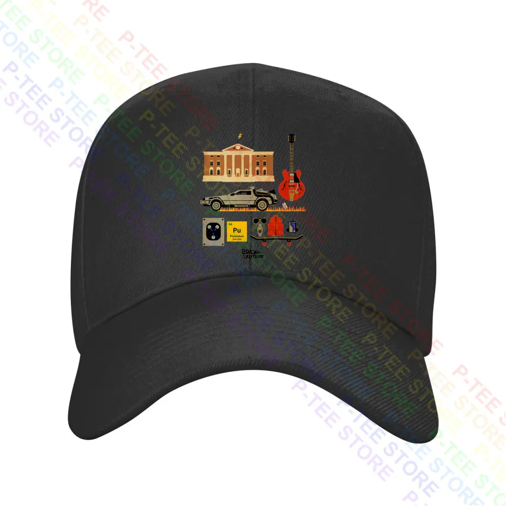 Back To The Future Items Baseball Cap Snapback Caps Knitted Bucket Hat