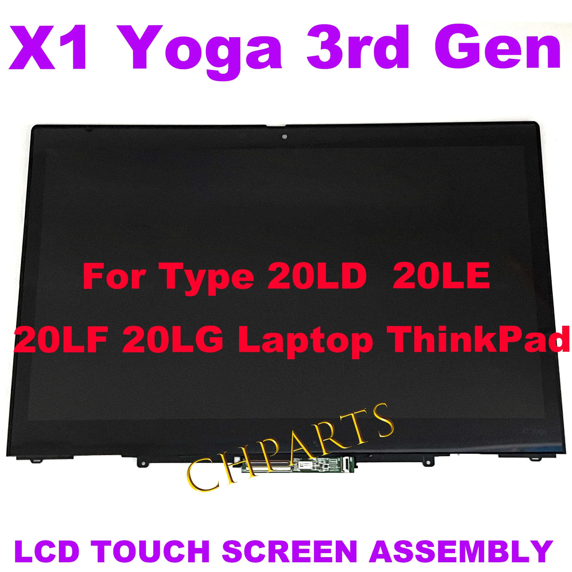 Laptop Lcd Display Touch Screen Assembly 14 B140han03.6 Apto para Lenovo x1 Yoga 3ª Geração 20ld 20le 20lf 20lg 01yt242 01yt246