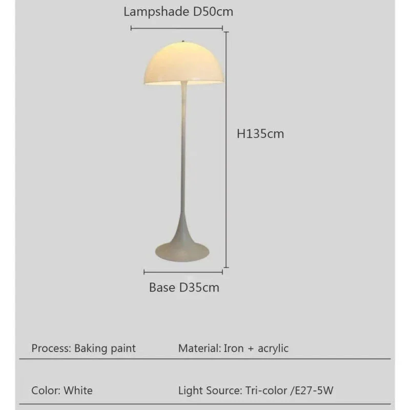 Imagem -06 - Cogumelo Moderno Led Candeeiros de Mesa Branco Minimalista Metal Lâmpada Home Decor Sala Quarto Estudo Luzes de Trabalho