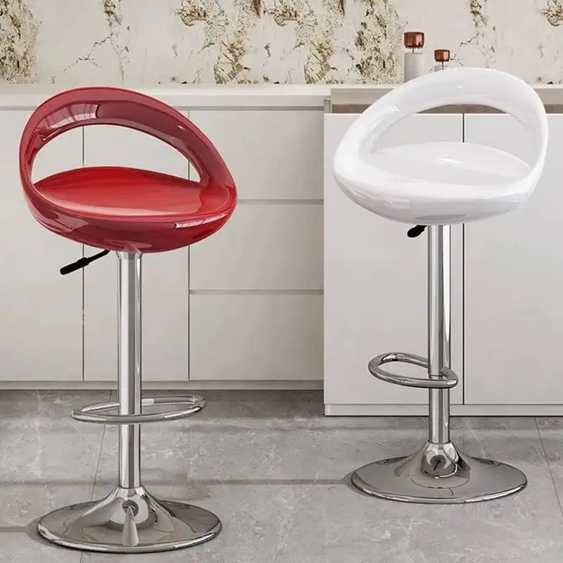 

Роскошный высокий барный стул с регулировкой высоты и спинкой, современный, для дома, кухонного острова, кассового прилавка