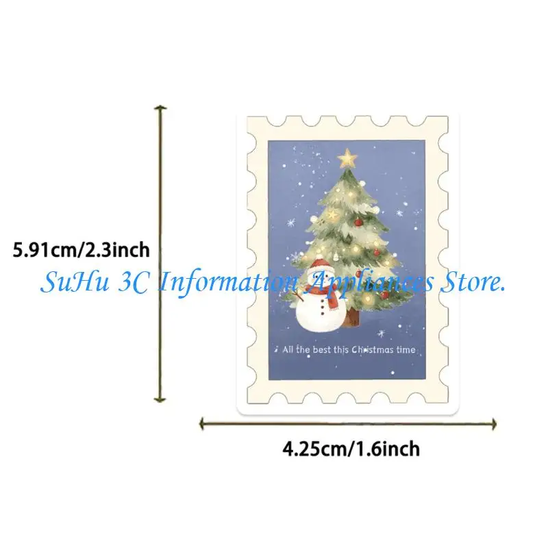  Assorted Holiday Decals for Journals, Cards, and Paper Crafts
