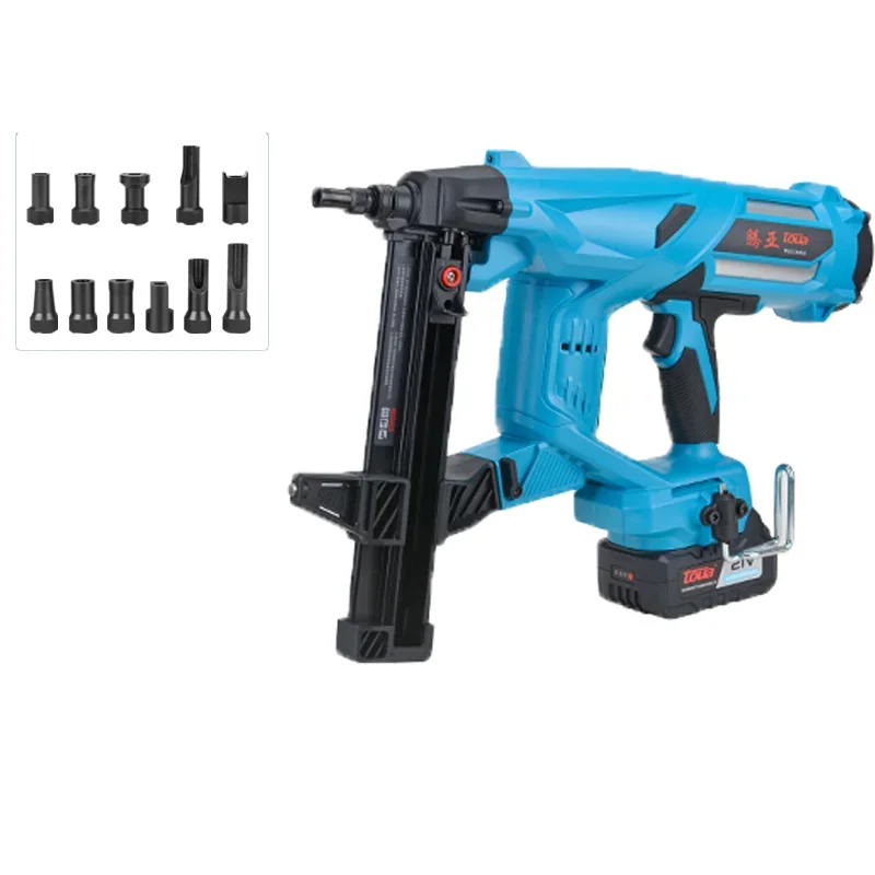 Toua DCN40A cordless battery electric rechargeable nail gun powerful concrete nail gun with a large capacity of 32 nails