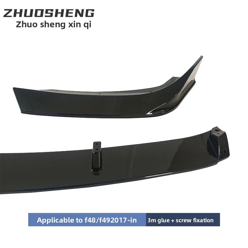 

ApplicableX1Front LipF48F49Black Samurai Style Front Spoiler Carbon Pattern Front Spoiler Front Diffuser Body Kit