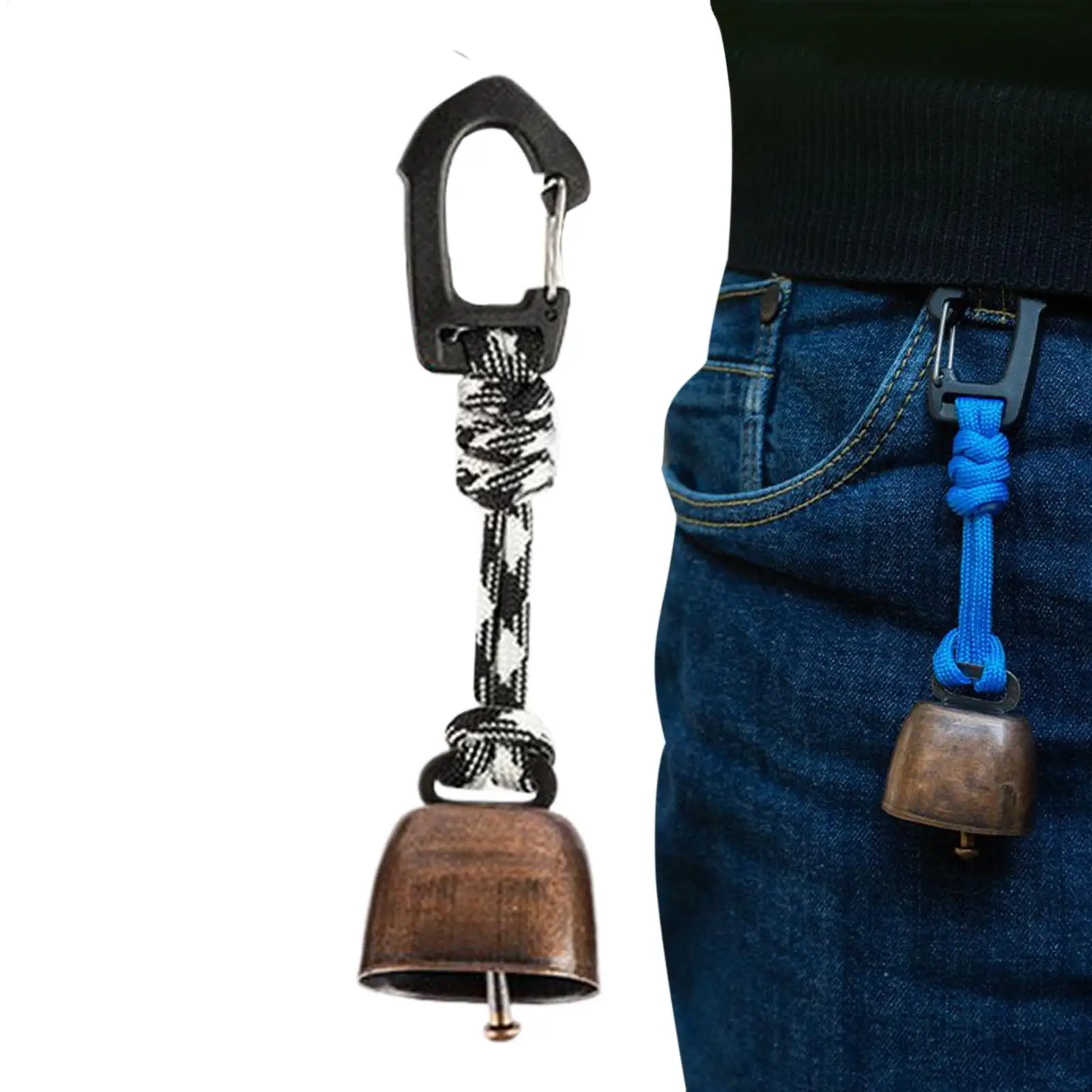Campana de mochila para acampar al aire libre, campana repelente de oso, campana de oso, mochila para acampar, tienda de campaña, campanas de ruido, previene animales salvajes