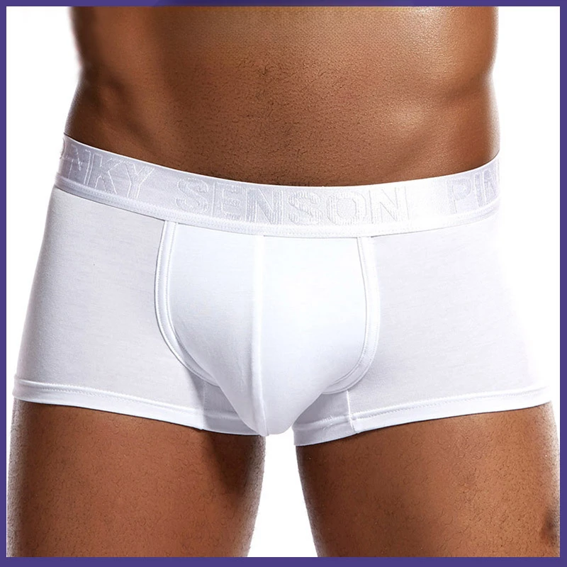 

Modal U-convex mid-rise breathable solid color boxer briefs