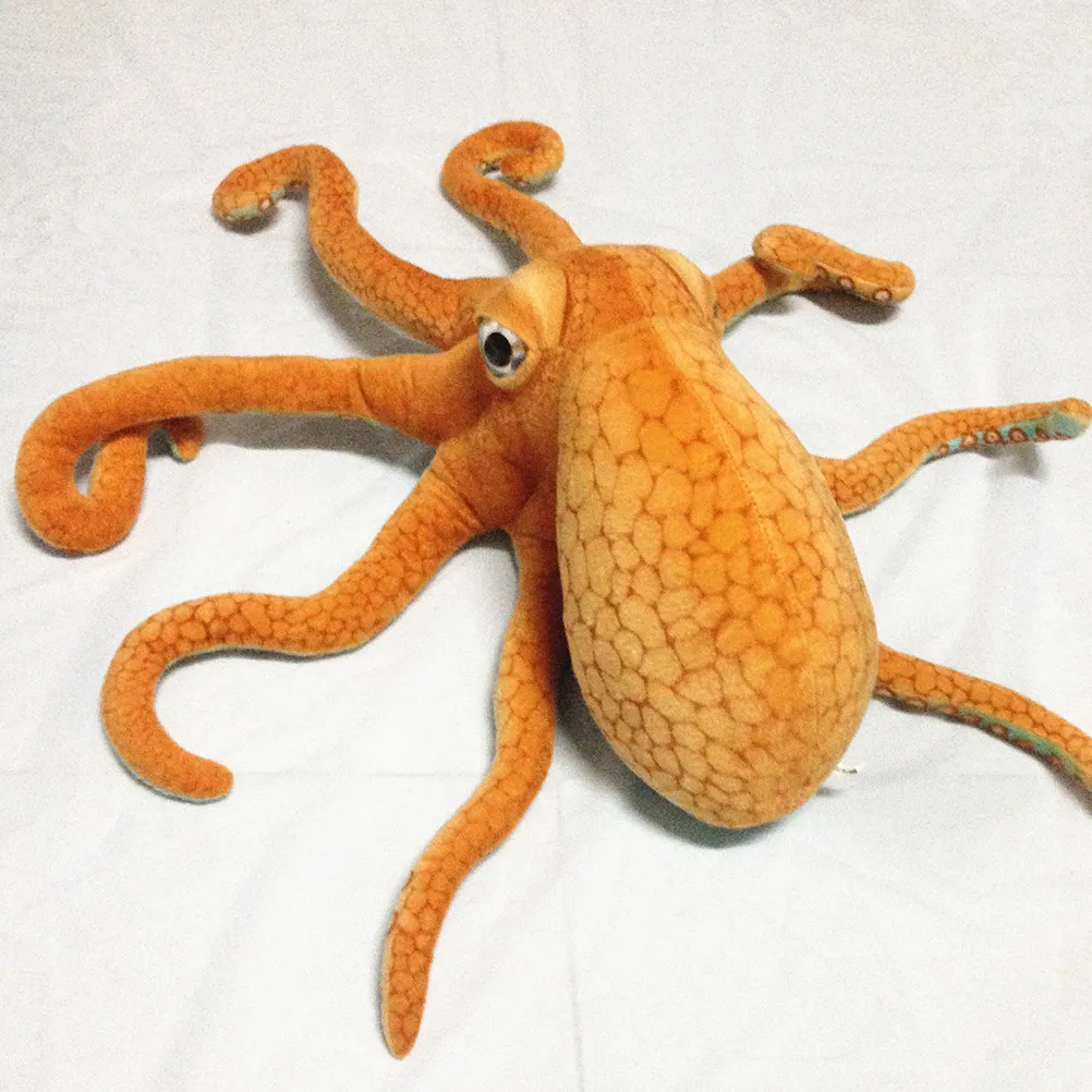 Large Realistic Octopus Stuffed Animal Soft Huggable PP Cotton Filled Comfortable Cuddly Nursery Playroom Decor Gift Throw