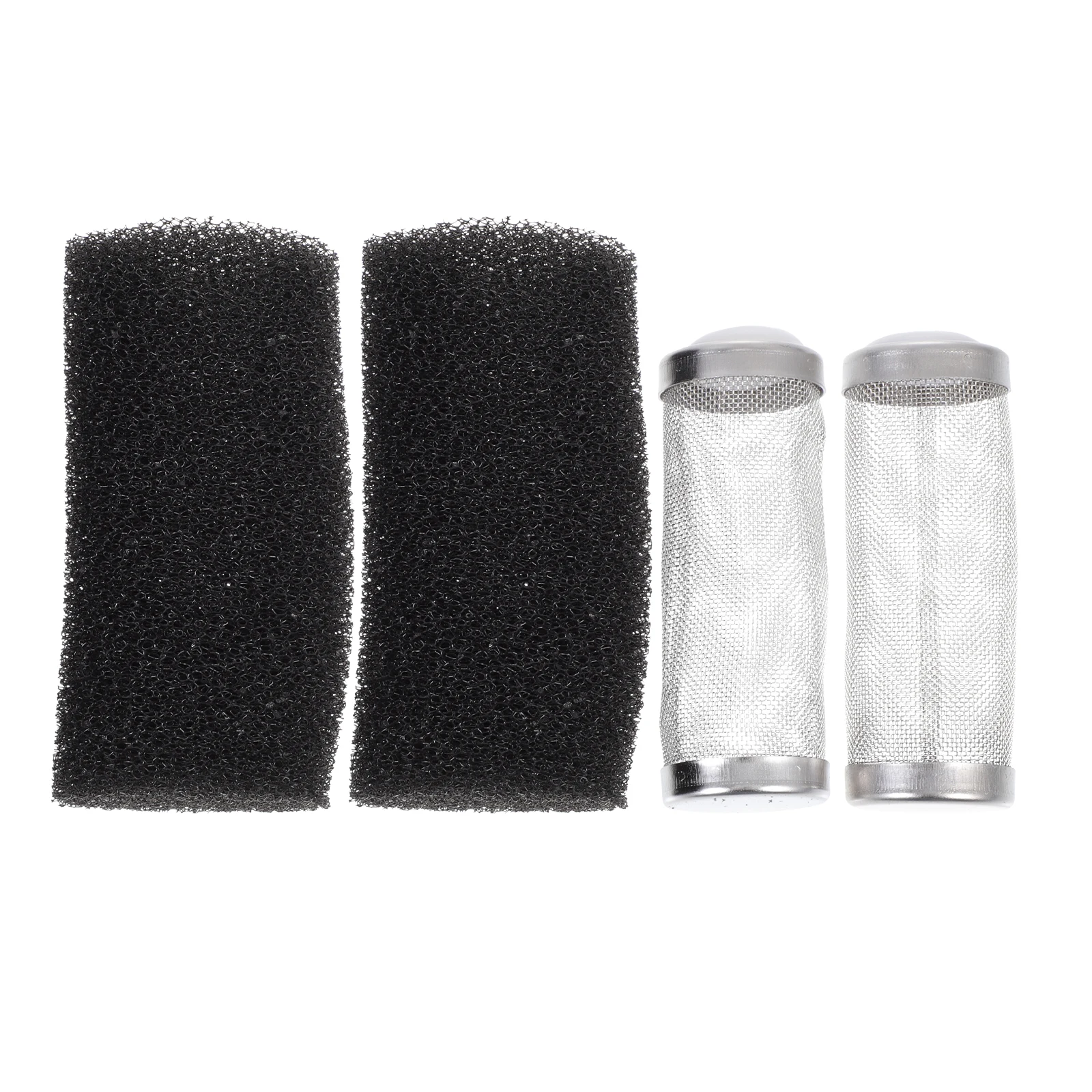 

2 set 2 Sets Aquarium Filter Mesh Cover Stainless Steel Waterfall Filters Intake Protector Screen Prevent Blockage Fish Tank