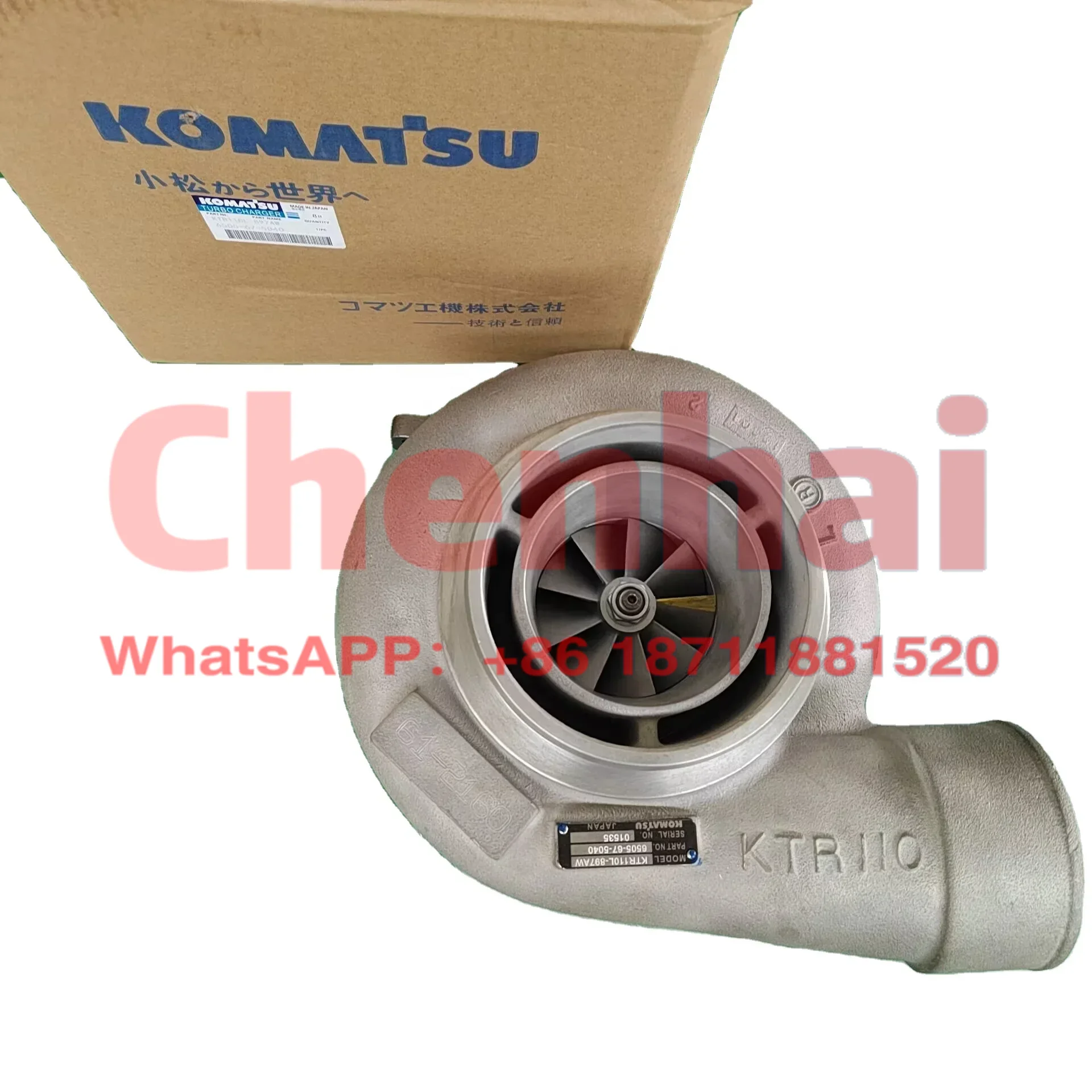 Factory price SAA12V140E-3 engine parts turbocharger 6505-67-5040 for Komatsu excavator