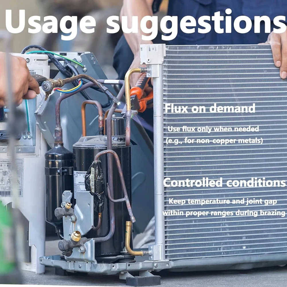 

AT19-Bcup-5 Copper Brazing Rods,10 Sticks, 10 Inch Flat Self Fluxing For HVAC, Air Conditioning& Refrigerator Solder