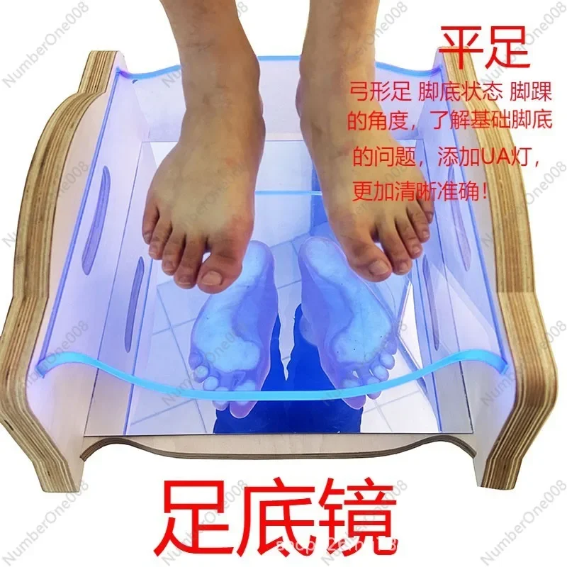 Foot Detection Evaluation Mirror Flat Foot Valgus Screening Gait Analysis Instrument Medical Diagnostic Device