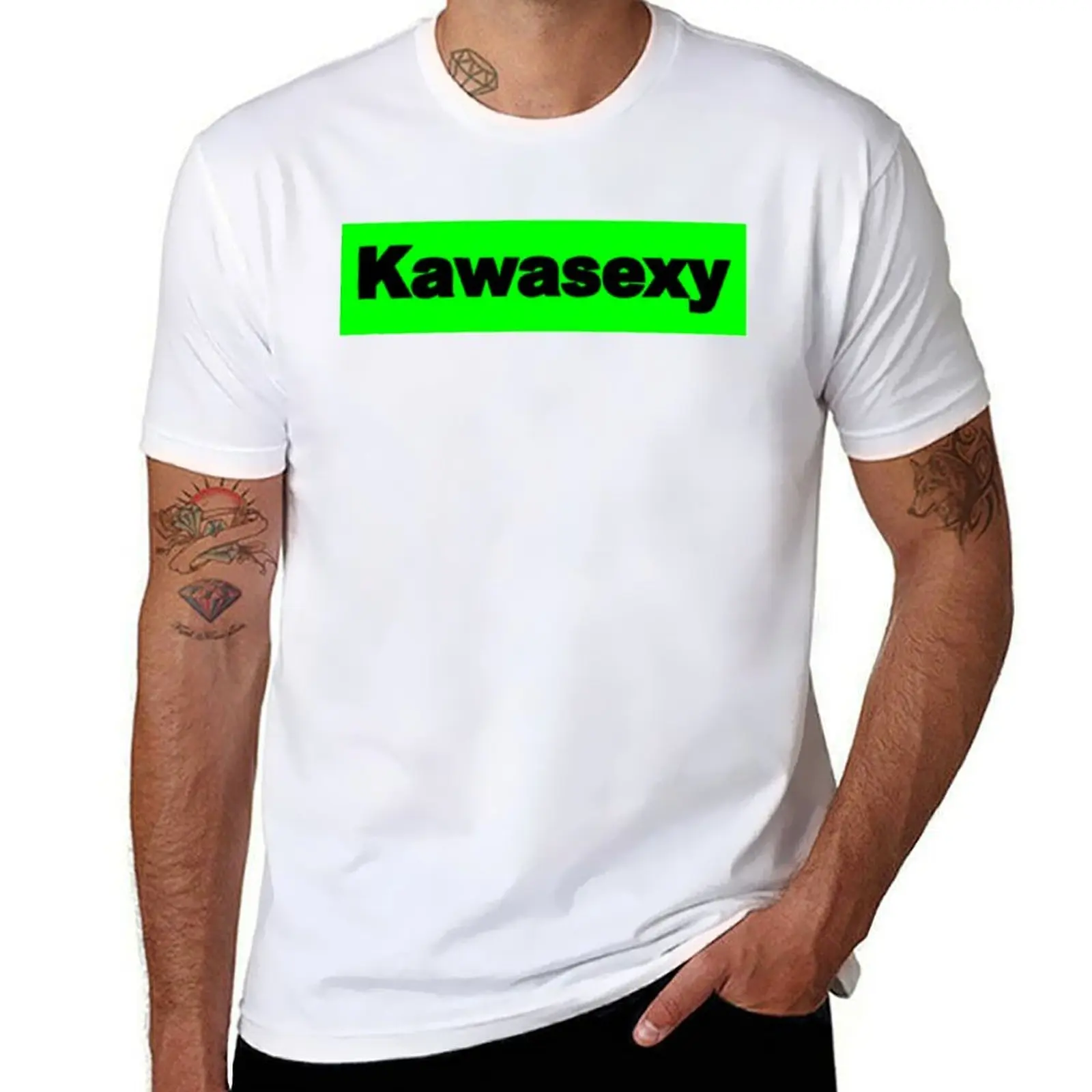 

Kawasexy logo T-Shirt Plus Size Quick Dry Sports Tee