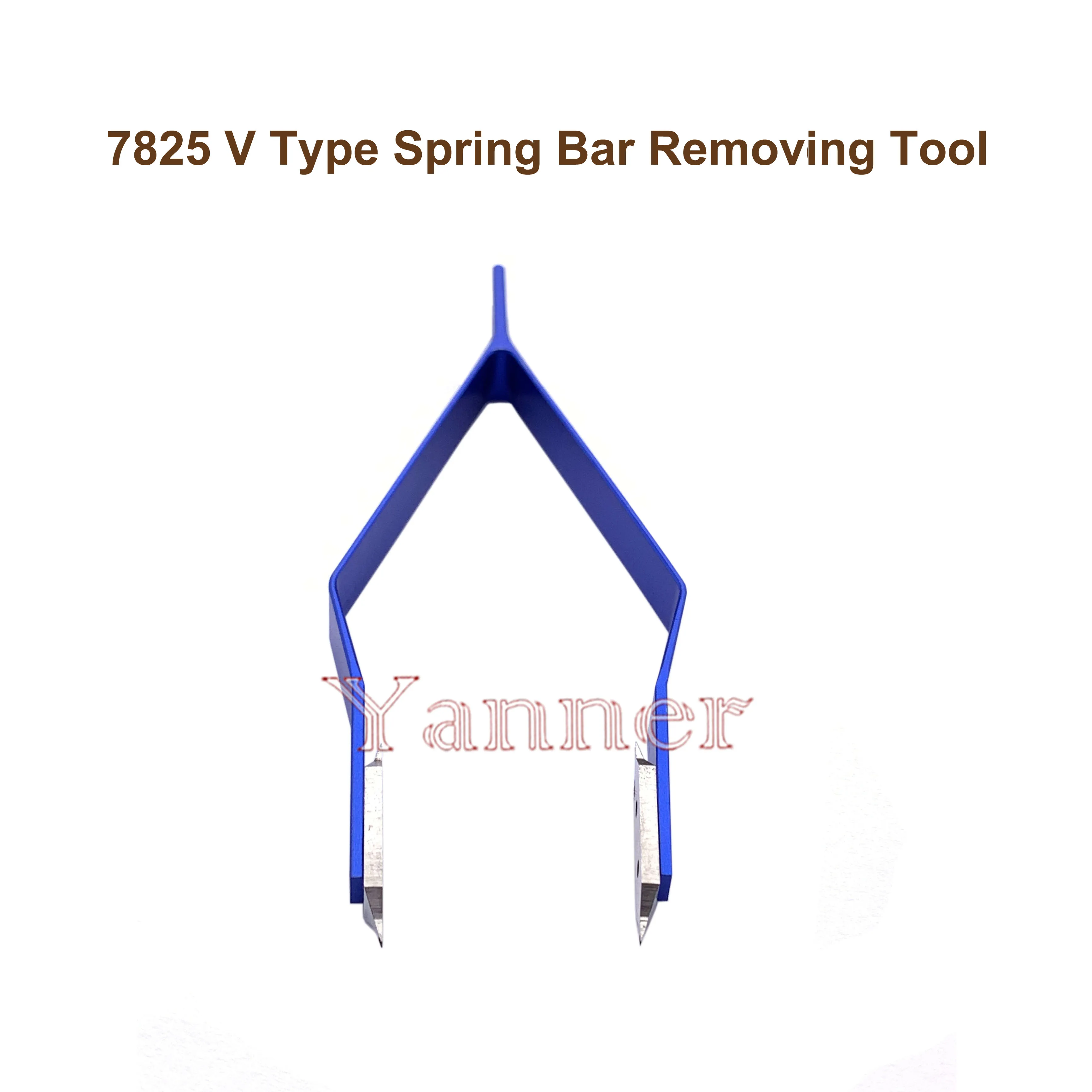 Professionelles Federsteg-Entfernungswerkzeug für Rlx-Edelstahl 7825, V-Typ, Rlx-Uhrenfedersteg-Pinzette für die Uhrenreparatur