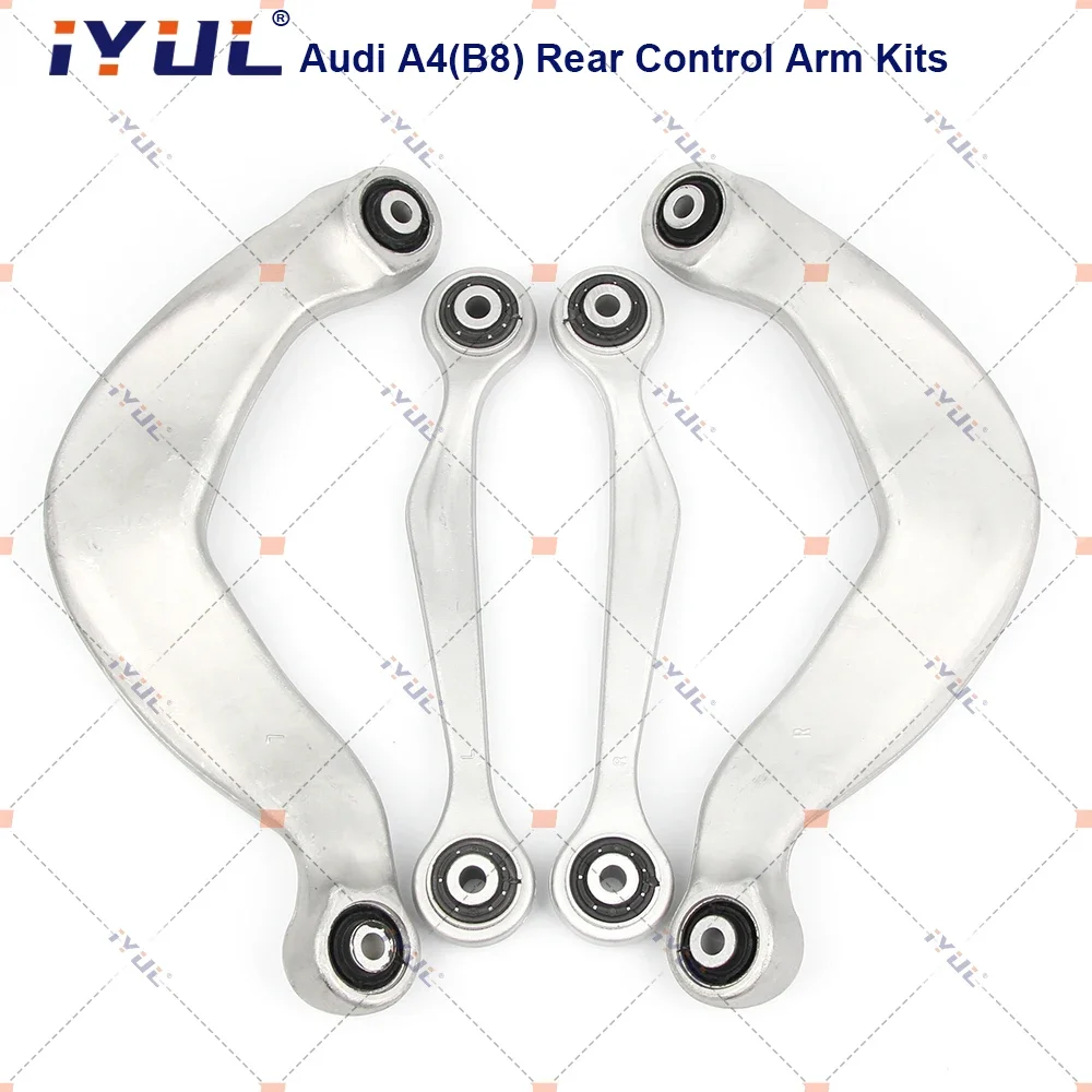 IYUL Rear Upper Suspension Control Arm Kits For Audi A4 8K2 8K5 8KH B8 A5 8F7 8TA Q5 A6 C6 A7 8K0501529K 8K0501530K