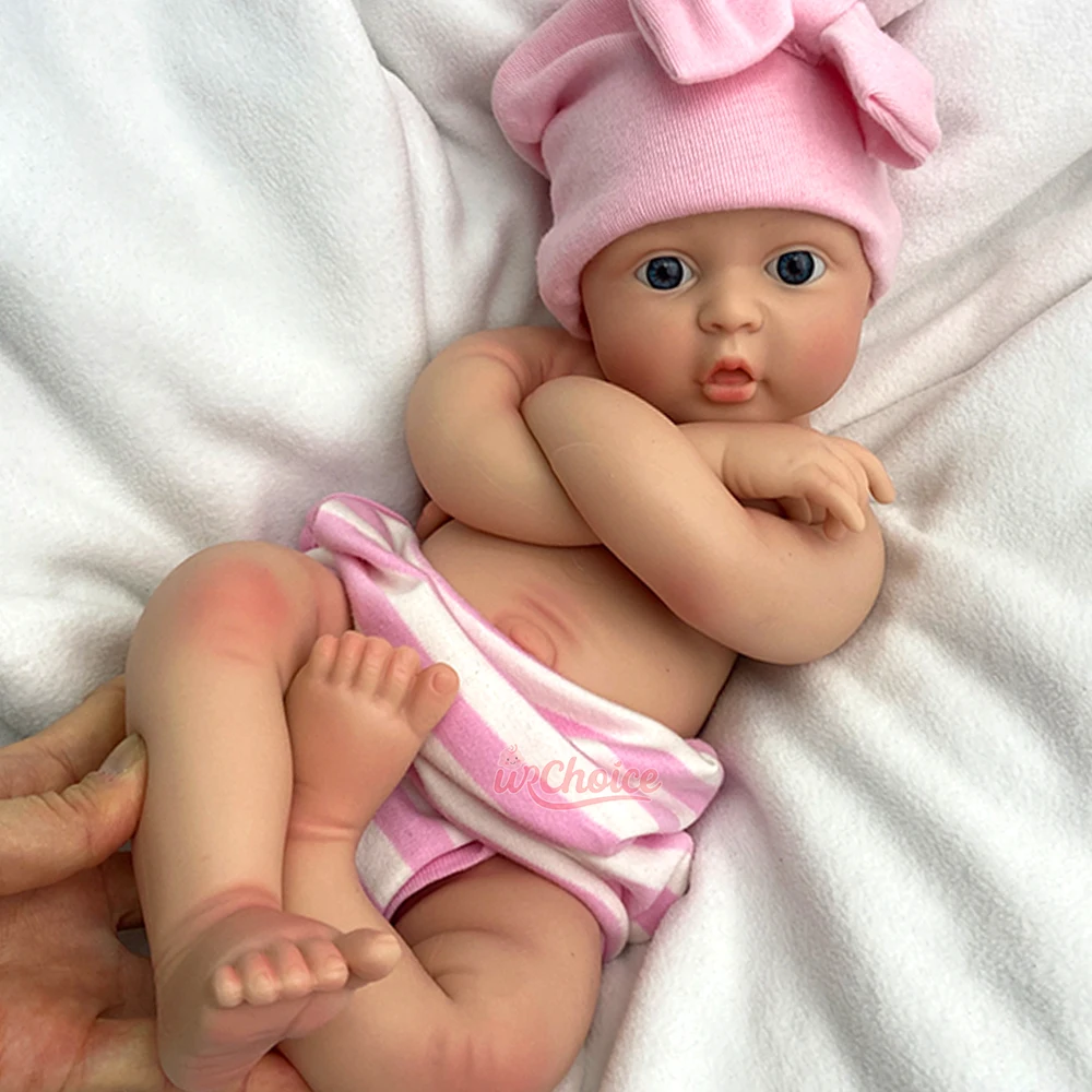 ตุ๊กตาซิลิโคนรีบอร์นเด็กผู้หญิงขนาด 18 นิ้ว เหมือนจริง ปากเปิด ทารกแรกเกิด ทำมือ ทาสีด้วยมือ ตุ๊กตารีบอร์น สำหรับนักสะสมและผู้ที่ชื่นชอบตุ๊กตา