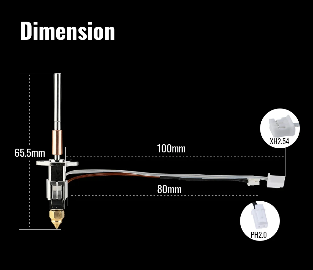 Trianglelab ® CHCB-OTC Aktualisiertes K1C Hotend mit Hohem Durchfluss, Hoher Leistung und Hoher Temperatur für K1C 3D-Drucker zum Drucken von CF ABS PLA PETG – Detail 8